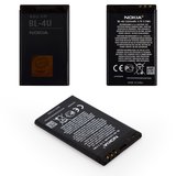 Аккумулятор BL-4U для Nokia 300 Asha, Li-ion, 3,7 В, 1000 мАч, Original (PRC)