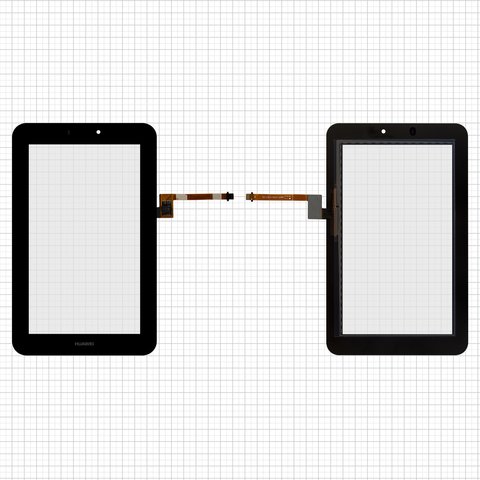 Сенсорний екран для Huawei MediaPad S7 721U, чорний, 118 мм, 9 pin, 190 мм, 7", #HMCF 070 1167 V5