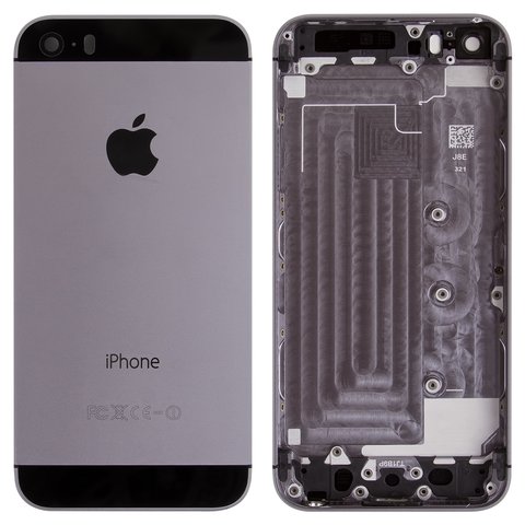 Корпус для iPhone 5S, чорний, High Copy