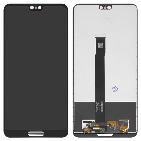 Дисплей для Huawei P20, черный, без рамки, High Copy, EML L29 EML L09