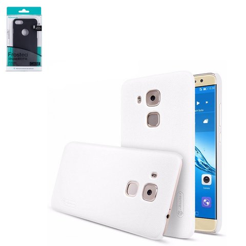 Чехол Nillkin Super Frosted Shield для Huawei G9 Plus, белый, матовый, пластик, #6902048125476