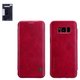 Чохол Nillkin Qin leather case для Samsung G950 Galaxy S8, червоний, книжка, пластик, PU шкіра, #6902048138421