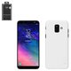 Чехол Nillkin Super Frosted Shield для Samsung A600 Dual Galaxy A6 (2018), белый, с подставкой, матовый, пластик, #6902048157804