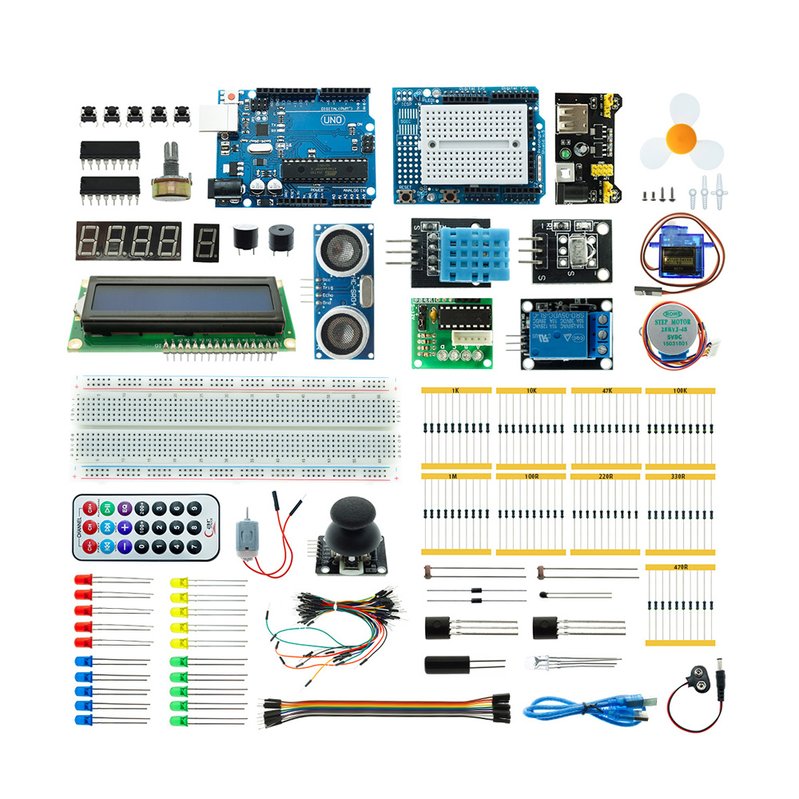 Super Starter Kit Arduino R3 Набір для Arduino Super Starter Kit на базі UNO R3 + посібник ...