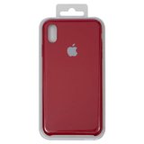 Чохол для iPhone XS Max, червоний, Original Soft Case, силікон, china red (31)
