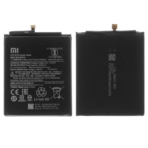 Акумулятор BM4F для Xiaomi Mi 9 Lite, Mi A3, Mi CC9, Mi CC9e, Li Polymer, 3,85 B, 4030 мАг, Original PRC 