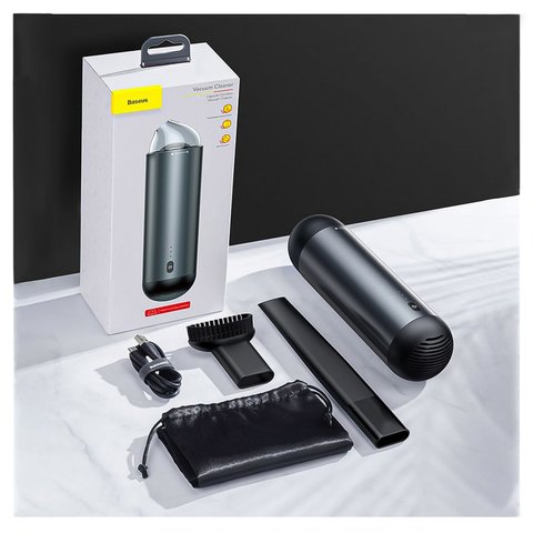Автомобільний пилосос Baseus Capsule Cordless, чорний, 65 Вт, пластик, метал, 4000 pa, #CRXCQ01 01