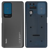 Задня панель корпуса для Xiaomi Redmi 10 (2021), Redmi 10 (2022), сіра, 21061119AG, 21061119DG, carbon gray
