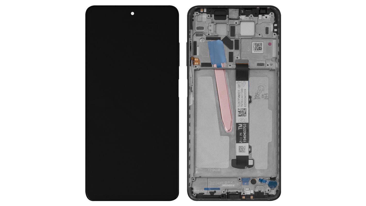 メモリー③ Дисплей для Xiaomi Poco X3 NFC, Poco X3 Pro, черный, с рамкой