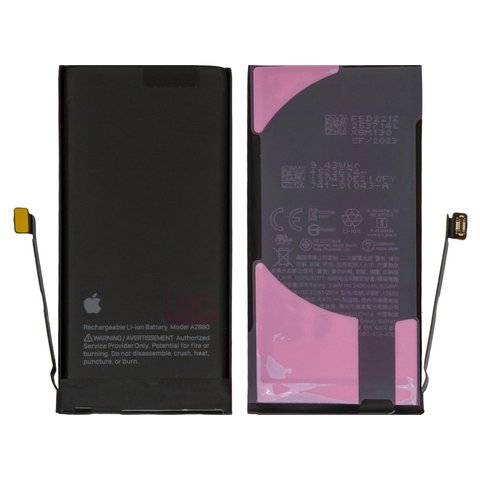 Аккумулятор для iPhone 13 mini, Li ion, 3,88 B, 2406 мАч, Original PRC , A2660 