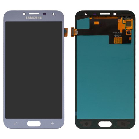 Дисплей для Samsung J400 Galaxy J4 2018 , голубой, без рамки, High Copy, с широким ободком, OLED , lavenda