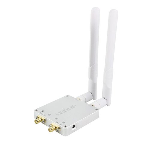Усилитель мощности Wi Fi EDUP EP AB022 4W 36 dBm, 2.4 5.8 ГГц, для керування дроном FPV та квадрокоптером бустер
