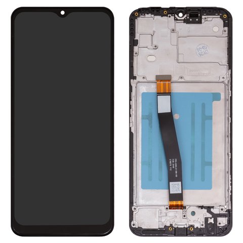 Дисплей для Samsung A226 Galaxy A22 5G, черный, с рамкой, High Copy