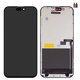 Дисплей для iPhone 16 Pro Max, чорний, з рамкою, Copy, (TFT), ZY, LTPS FHD