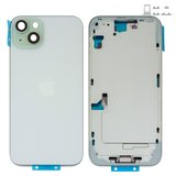 Корпус для iPhone 15 Plus, зелений, з тримачем SIM-карти, з боковими кнопками, Original (PRC), EU version
