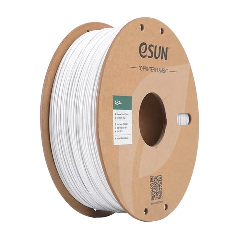 Филамент для 3D принтера eSUN ASA+ Cold White, 1 кг