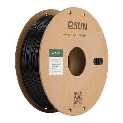 Філамент для 3D принтера eSUN ABS FR Black, 1 кг