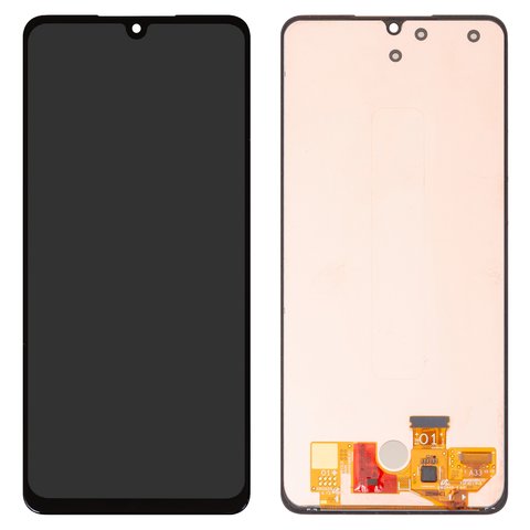 Дисплей для Samsung A336 Galaxy A33 5G, черный, без рамки, Оригинал переклеено стекло 