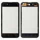 Touchscreen compatible with LG P970 Optimus Black, (black)