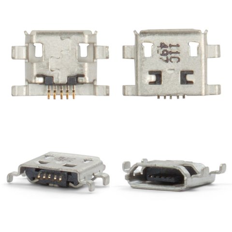 Charge Connector compatible with Blackberry 8900, 9500, 9530, 9630, Z10, 5 pin, micro USB type B 