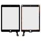 Touchscreen compatible with iPad Air 2, (black)