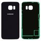 Housing Back Cover compatible with Samsung G925F Galaxy S6 EDGE, (dark blue, 2.5D, Original (PRC))