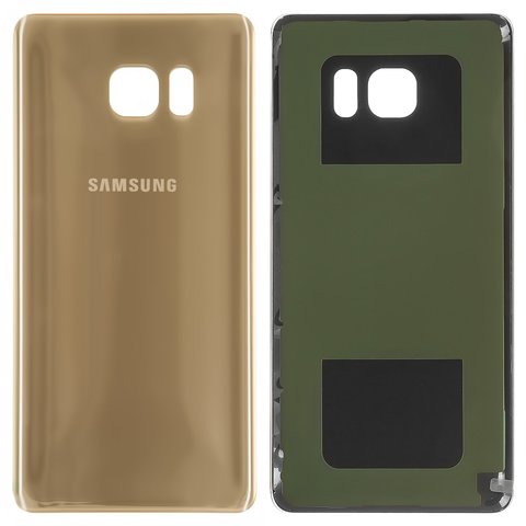 Housing Back Cover compatible with Samsung N930F Galaxy Note 7, golden 