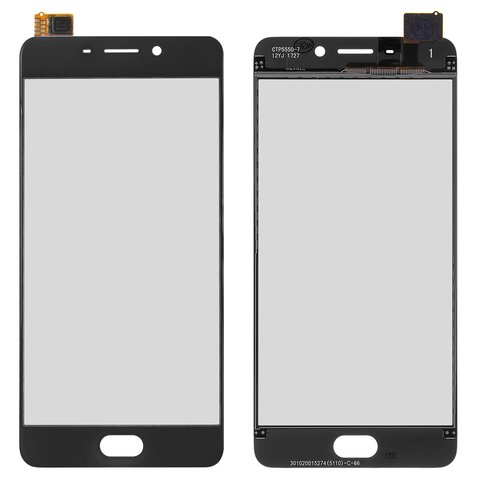 Touchscreen compatible with Meizu M6 Note, black 