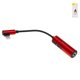 Adapter Baseus L42, (from Lightning to 3.5 mm 2 in 1, doesn't support microphone , TRS 3.5 mm, Lightning, red) #CALL42-01