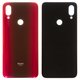 Housing Back Cover compatible with Xiaomi Redmi 7, (red, M1810F6LG, M1810F6LH, M1810F6LI)