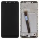LCD compatible with Xiaomi Redmi 7A, (black, with frame, original (change glass) , MZB7995IN, M1903C3EG, M1903C3EH, M1903C3EI)