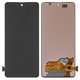 LCD compatible with Samsung M317 Galaxy M31s, (black, without frame, original (change glass) )