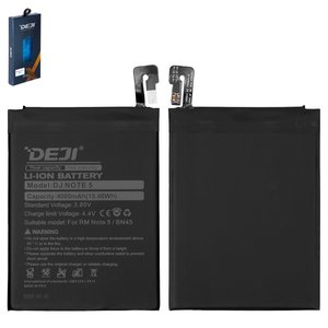 Battery Deji BN45 compatible with Xiaomi Redmi Note 5, Li ion, 3.85 V, 4000 mAh 