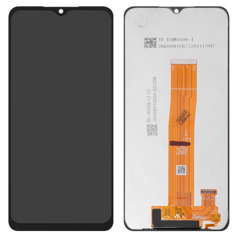 LCD compatible with Samsung A125F Galaxy A12, black, without frame, Original PRC , A022F V0.1 1540417300 