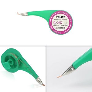 Malla para desoldar RELIFE RL 2020, Ancho  2.0 mm, L  2 m