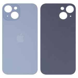Panel trasero de carcasa puede usarse con iPhone 15, azul claro, no es necesario desmontar la cámara, HC, big hole