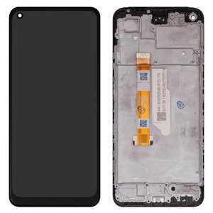 Pantalla LCD puede usarse con Oppo A96 4G, negro, con marco, High Copy, CPH2333, BS066FBM L05 MB00