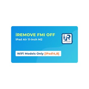 iRemove FMI OFF iPad Air 11 inch M2 WiFi Only [iPad14,8]