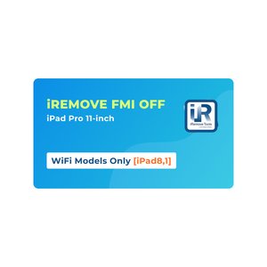 iRemove FMI OFF iPad Pro 11 inch WiFi Only [iPad8,1]