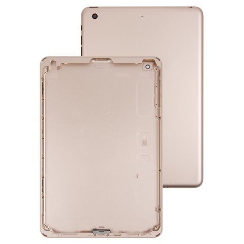 Housing Back Cover compatible with Apple iPad Mini 3 Retina, golden, version Wi Fi  