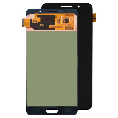 LCD compatible with Samsung A710 Galaxy A7 2016 , black, without frame, original change glass 