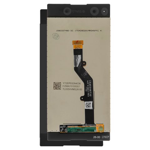 LCD compatible with Sony G3412 Xperia XA1 Plus Dual, black, without frame, Original PRC  