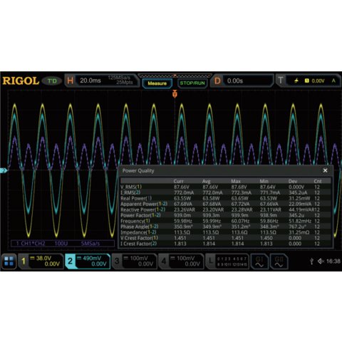 Power Analysis Option RIGOL MSO5000 PWR