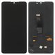 LCD compatible with Huawei P30, (black, without frame, original (change glass) )