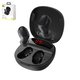 Headphone Baseus WM01 Plus, (wireless, vacuum, black, with charging case) #NGWM010001/NGWM01P-01