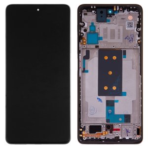 Дисплей для Xiaomi 11T, 11T Pro, черный, с рамкой, Original PRC , 21081111RG, 2107113SG, 2107113SI, 2107113SR