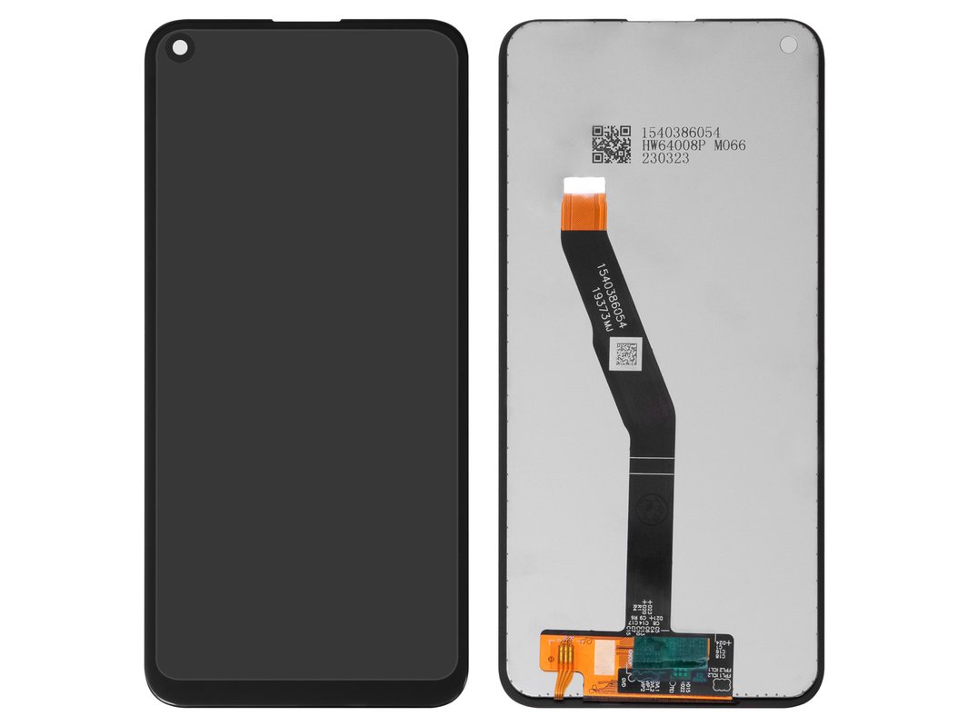 LCD compatible with Huawei P40 Lite E, Y7p, (black, without frame