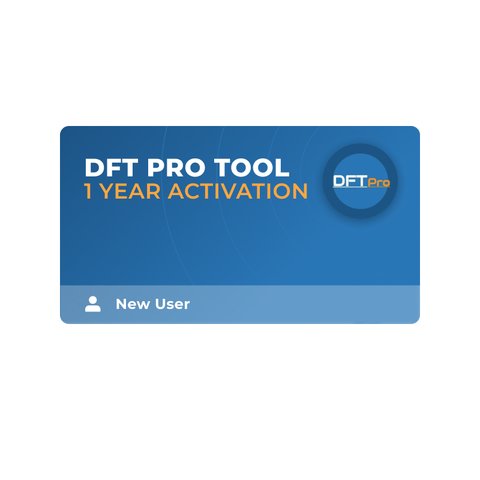 DFT Pro Tool 1 Year Activation New User 