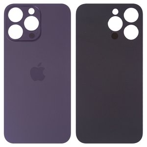 Housing Back Cover compatible with iPhone 14 Pro Max, purple, no need to remove the camera glass, Original PRC , big hole 