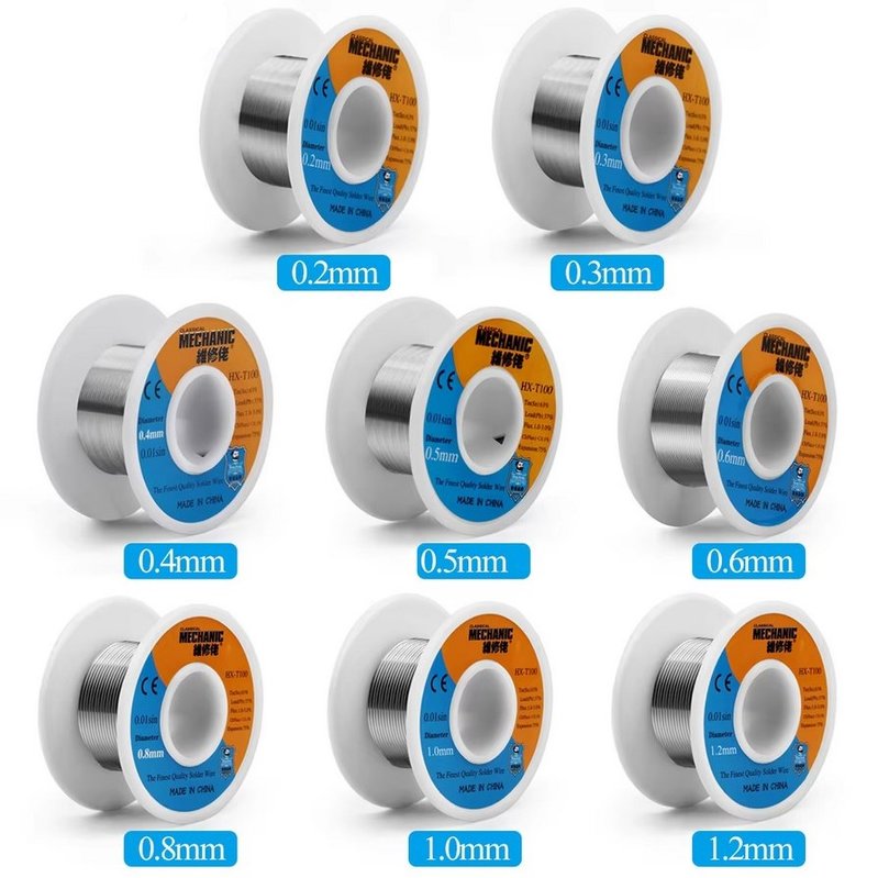 MECHANIC HX-T100 Lead-Free Solder Tin Wire 0.4mm 55g Low Melting Point